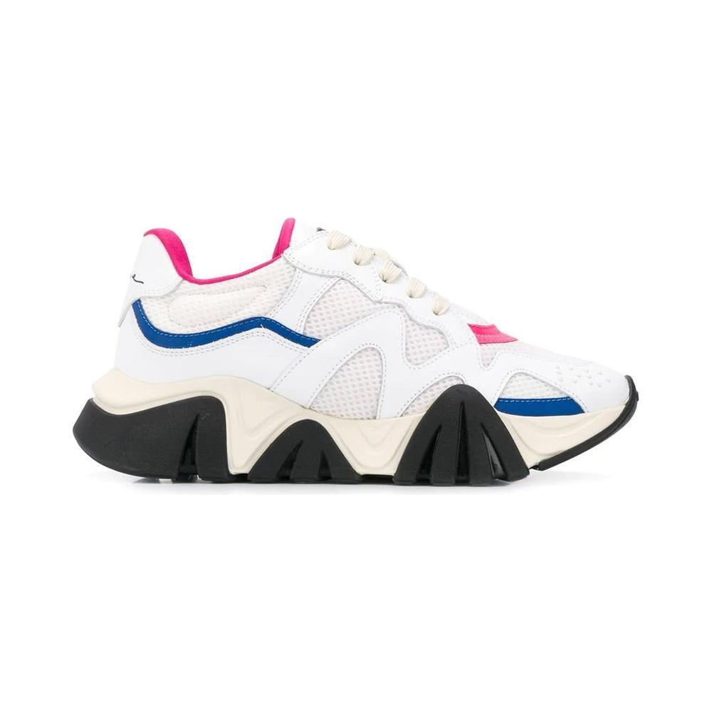 Versace White Leather Chunky Sneakers