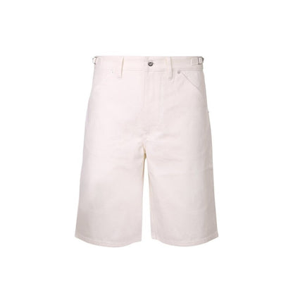 Jil Sander White Denim Shorts