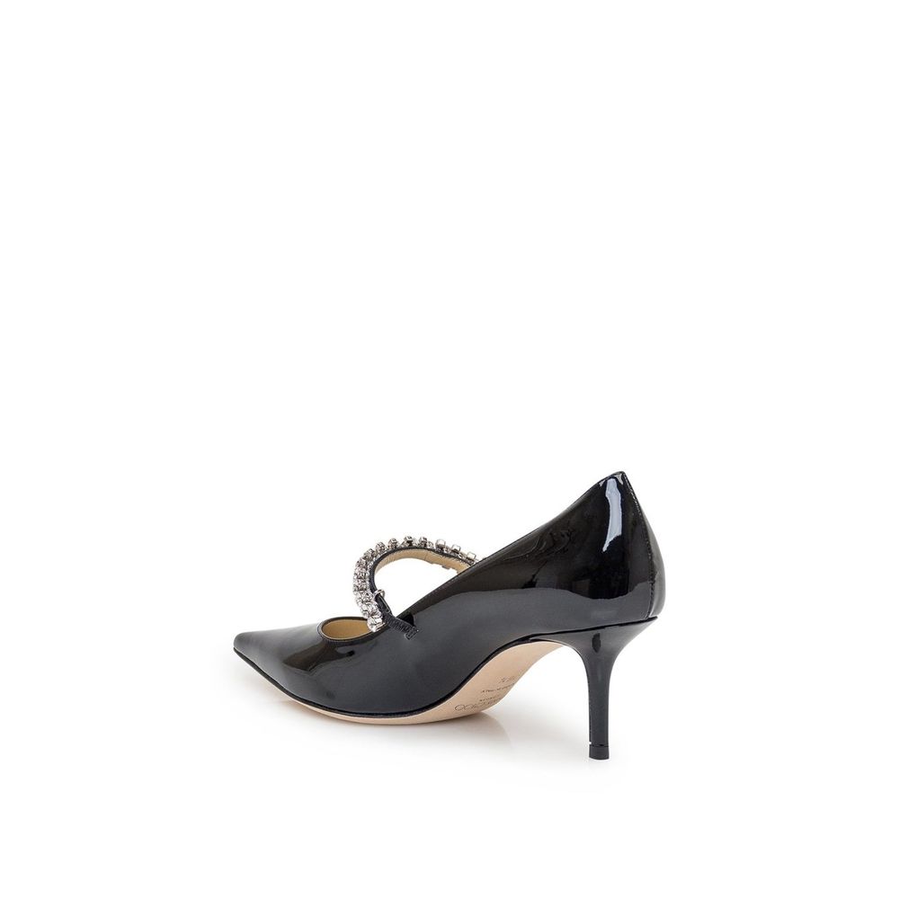 Jimmy Choo Black Calfskin High Heel Pumps