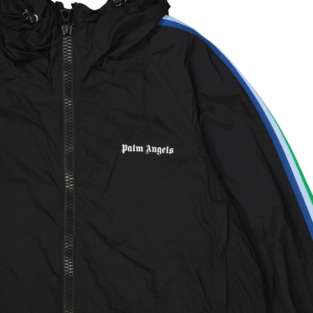 Palm Angels Red Polyamide Full-Length Jacket