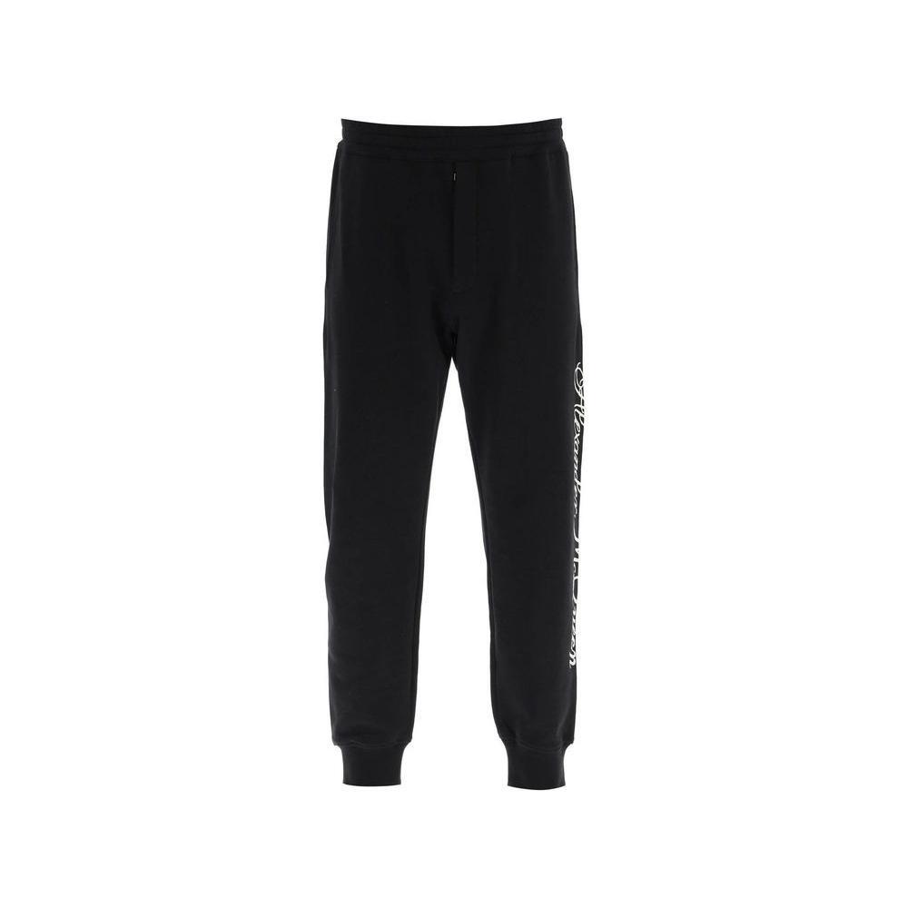 Alexander McQueen Logo Cotton Pants AL-8736222609620-S