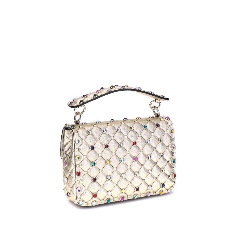 Front view with bag zipped and handles upright.