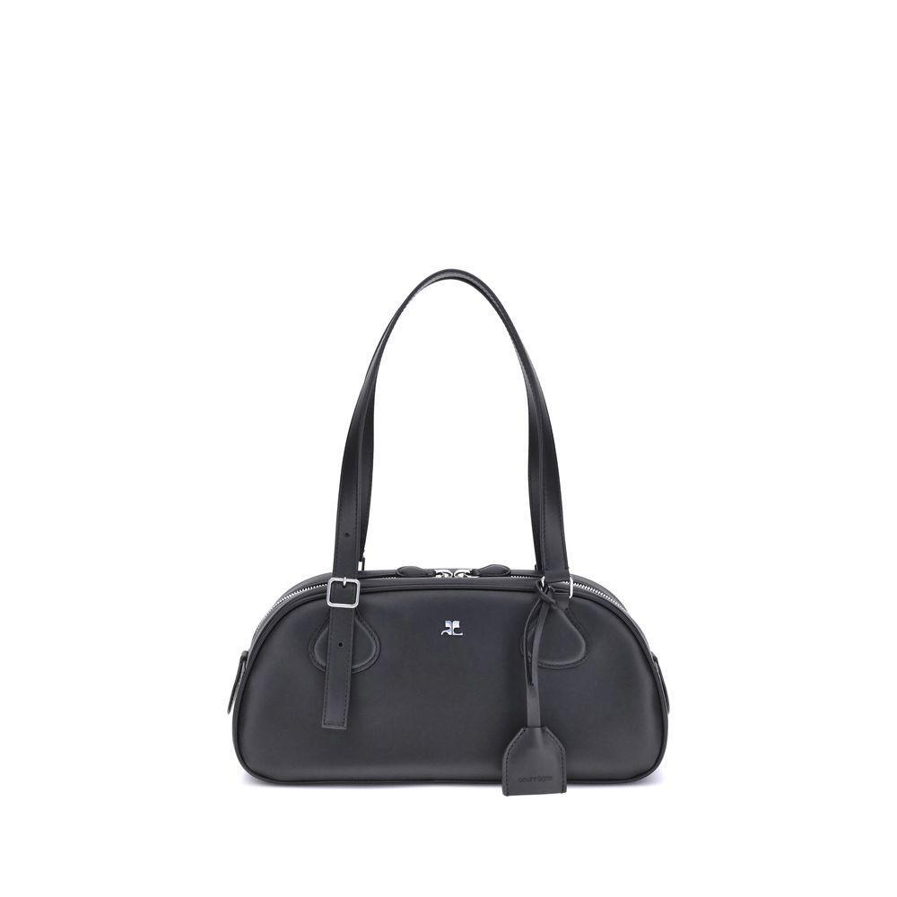 Front view with bag zipped and handles upright.