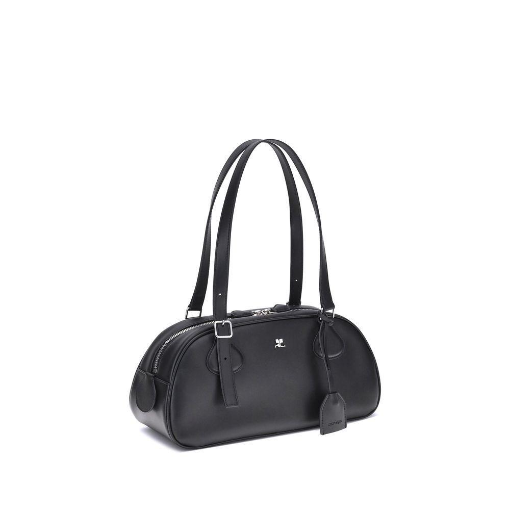 Front view with bag zipped and handles upright.