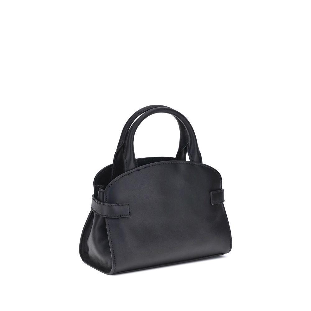 Front view with bag zipped and handles upright.