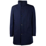 Made in Italy Blue Wool Jacket