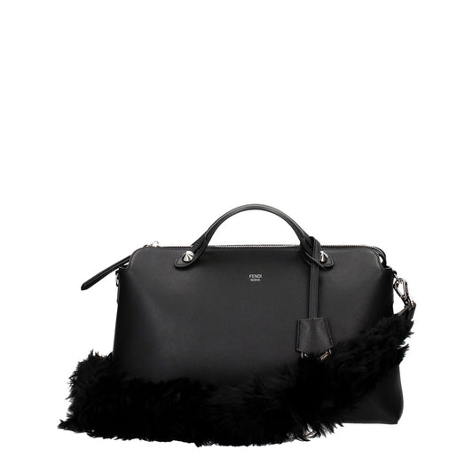 Fendi Black Leather Shoulder Bags FE8547138666761BT