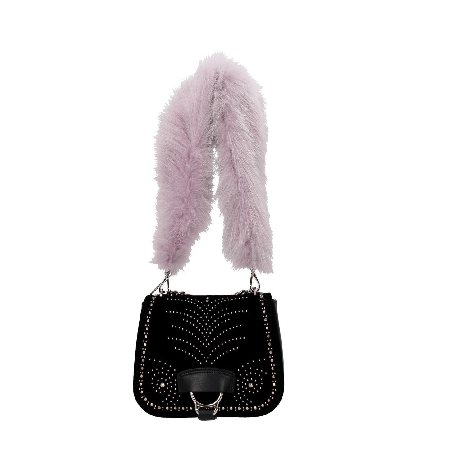 Miu Miu Purple Fur Shoulder Bag