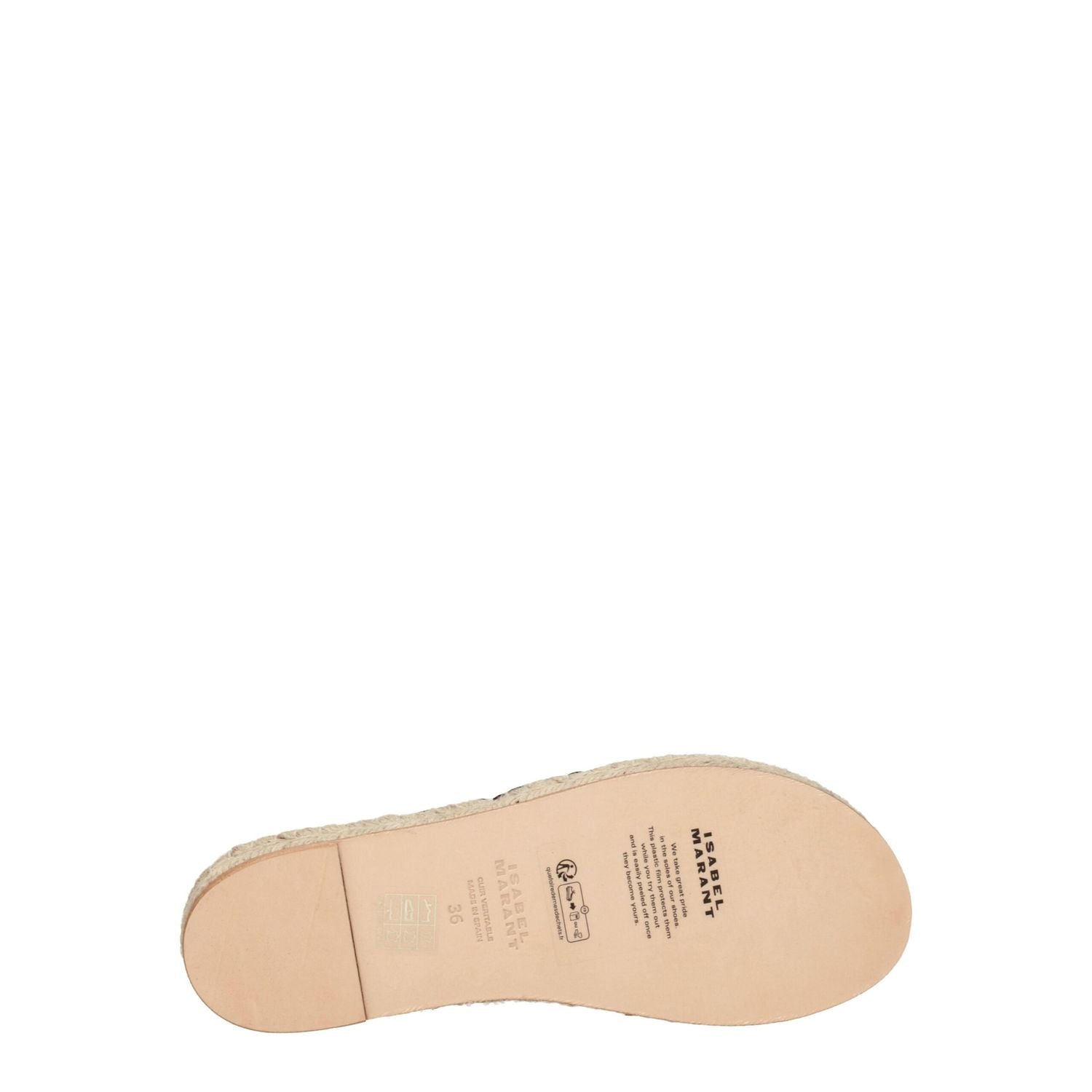 Isabel Marant Black Leather Sandals