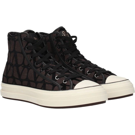Valentino Garavani Brown Fabric High Tops VA-8547336814857-EU45/US12
