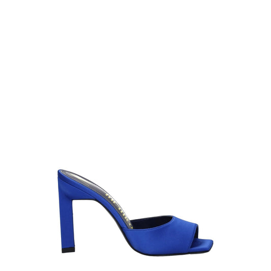 The Attico Blue Satin Stiletto Heels Sandals TH-8547405299977-EU36/US6