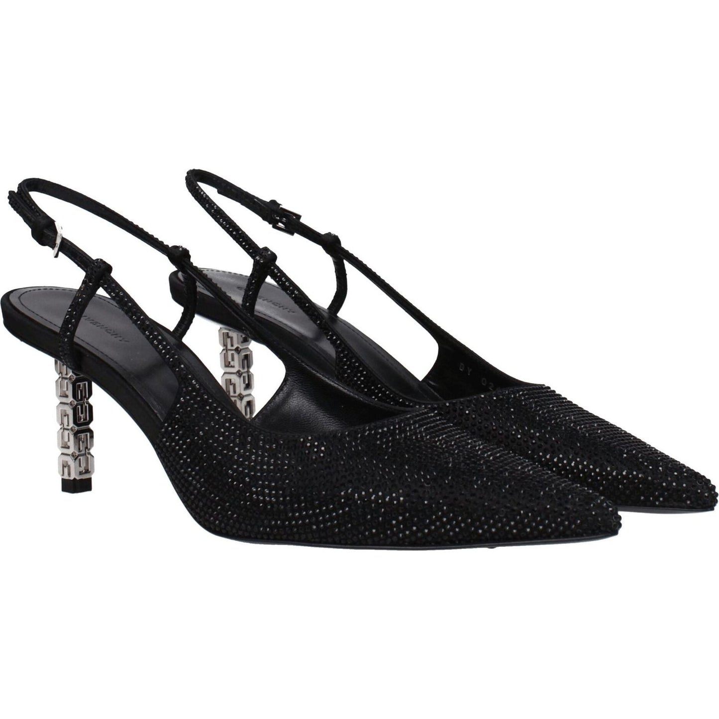 Givenchy Black Fabric High Heel Pumps GI-8547465134345-EU36/US6