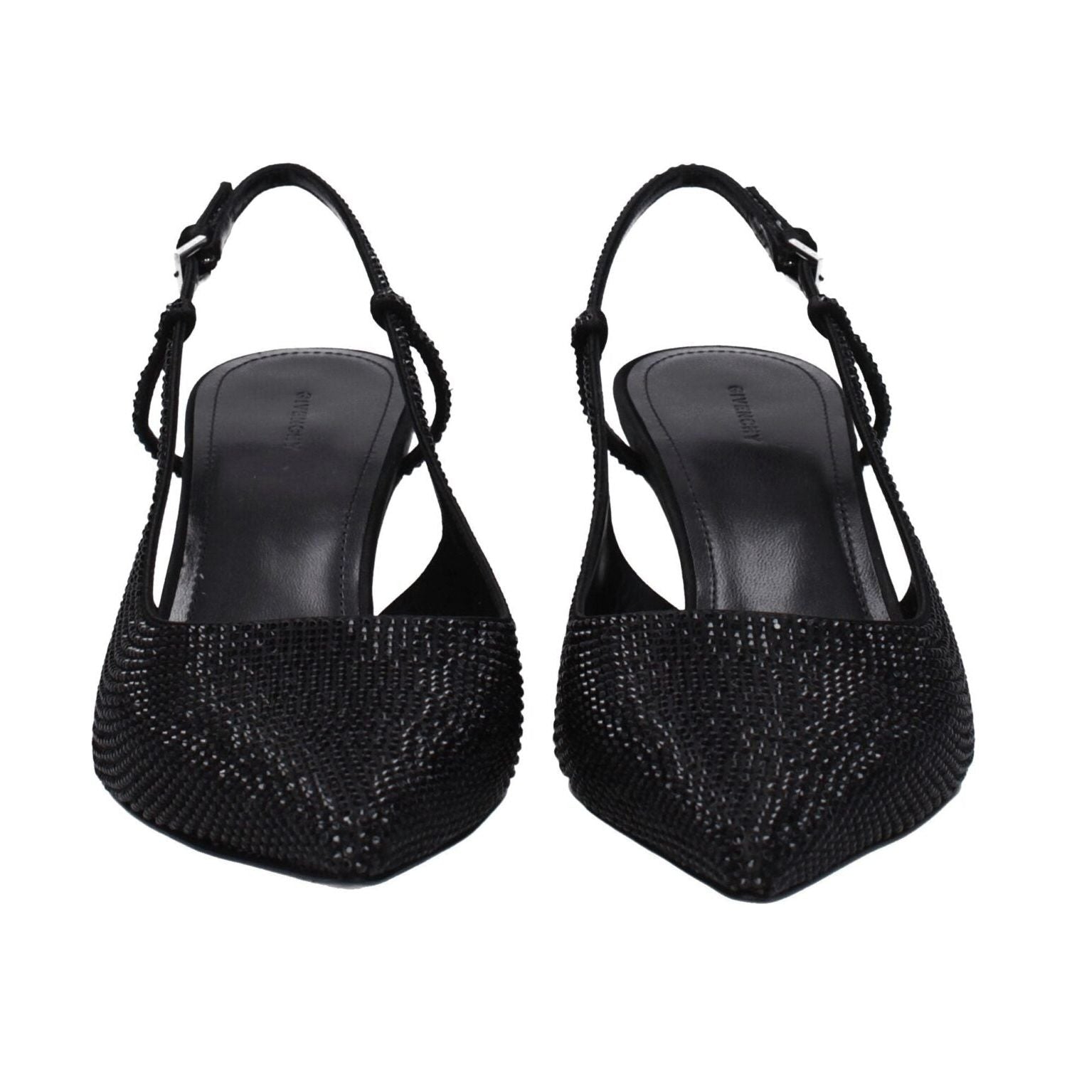 Front view with bag zipped and handles upright.