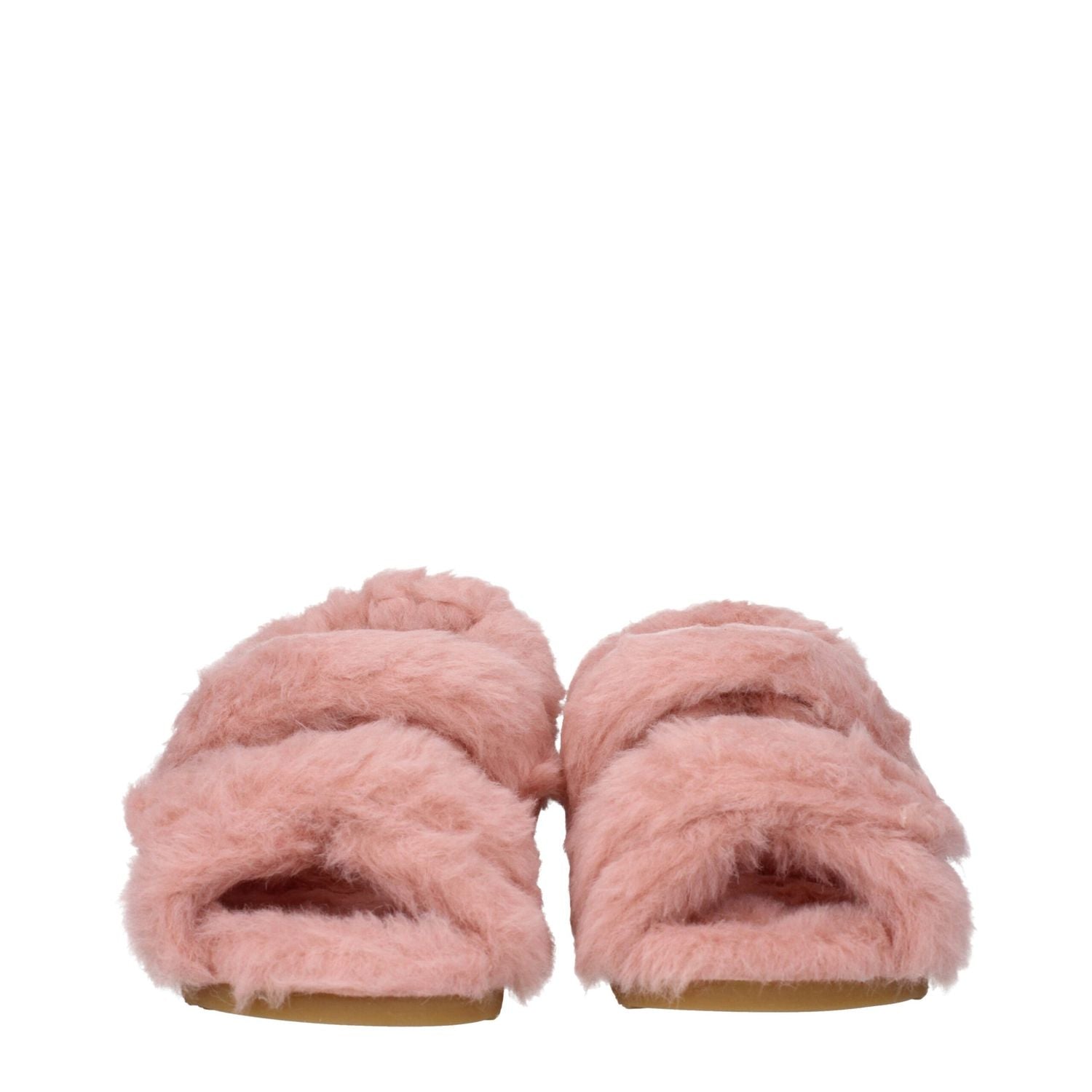 Max Mara Pink Fur Sandals