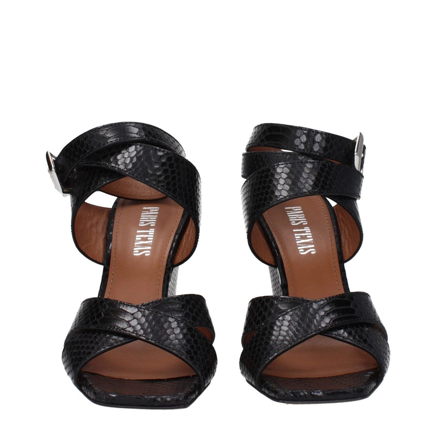 Paris Texas Black Leather Platforms PA-9257509880073-EU36/US6
