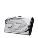 Diesel Gray Leather Clutch Bags DI9482853613833BT
