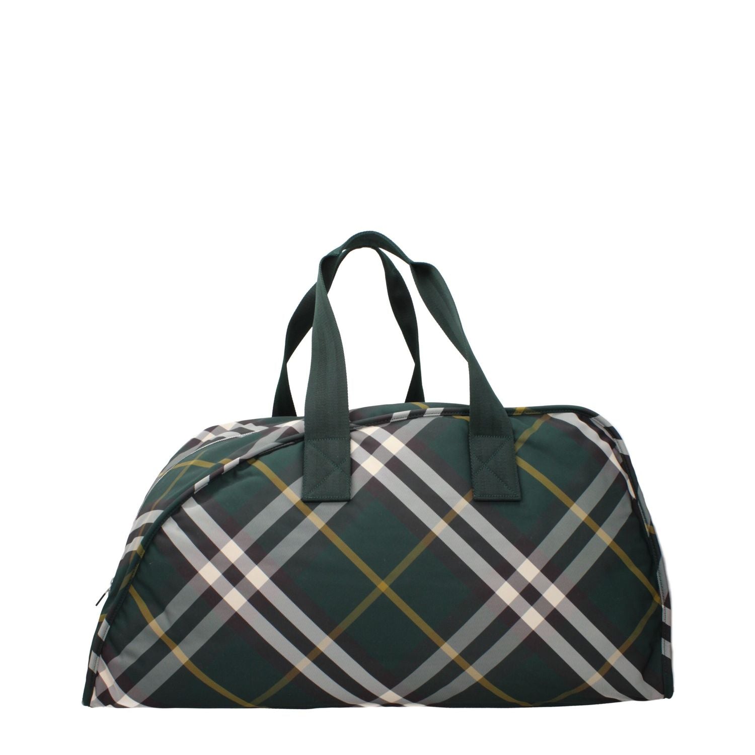 Burberry Green Fabric Luggage And Travel