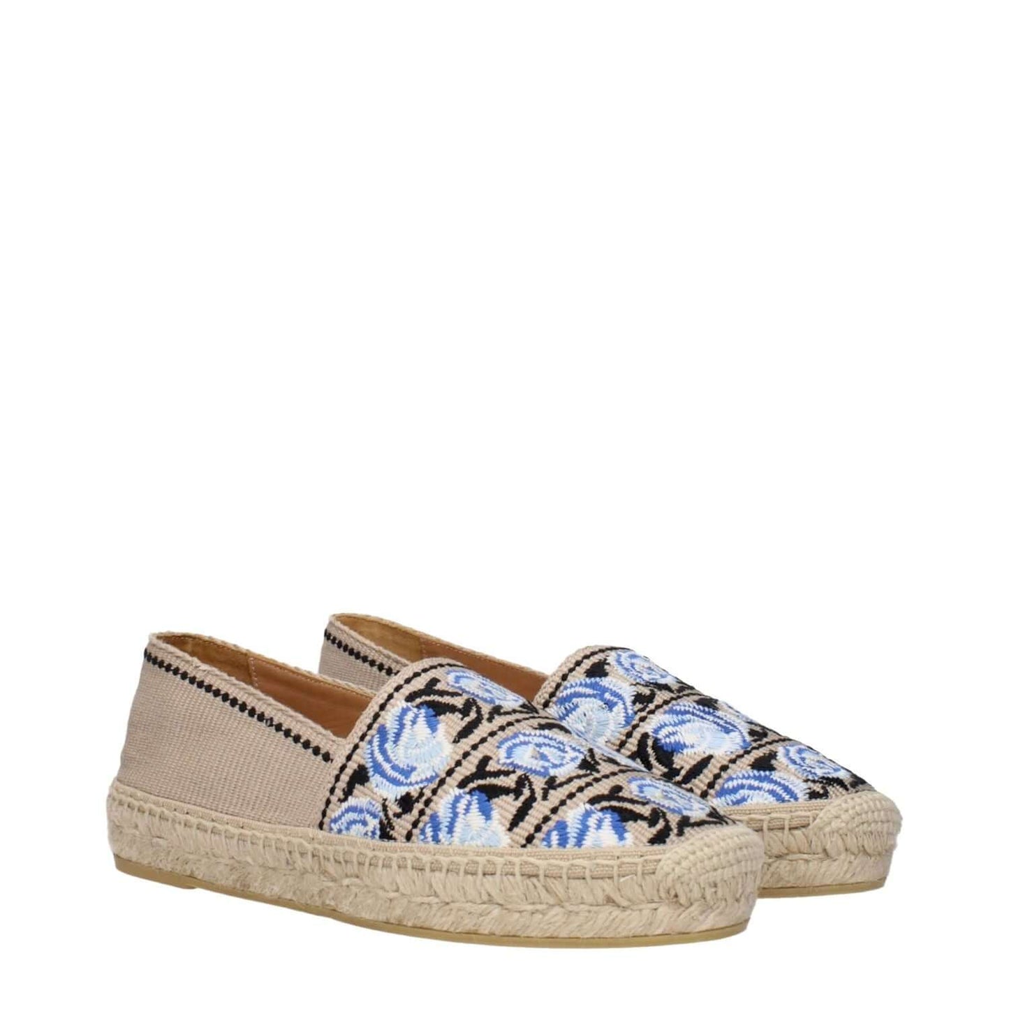 Prada Beige Fabric Espadrilles 1728,75667636384,Beige,Espadrilles - Flats - Shoes,EU36/US6,Flats - Shoes,New with tags,Prada,Shoes,Women