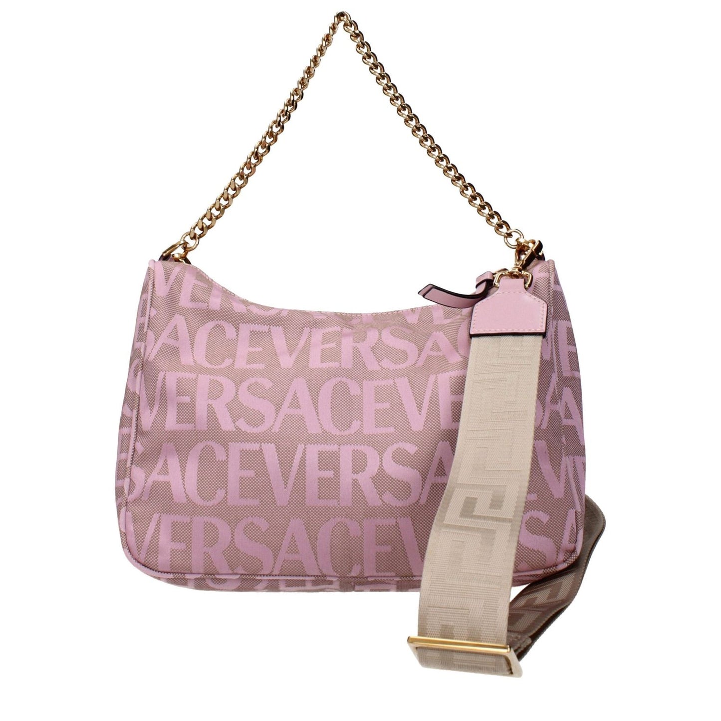 Versace Beige Fabric Handbags VE15211267391753BT
