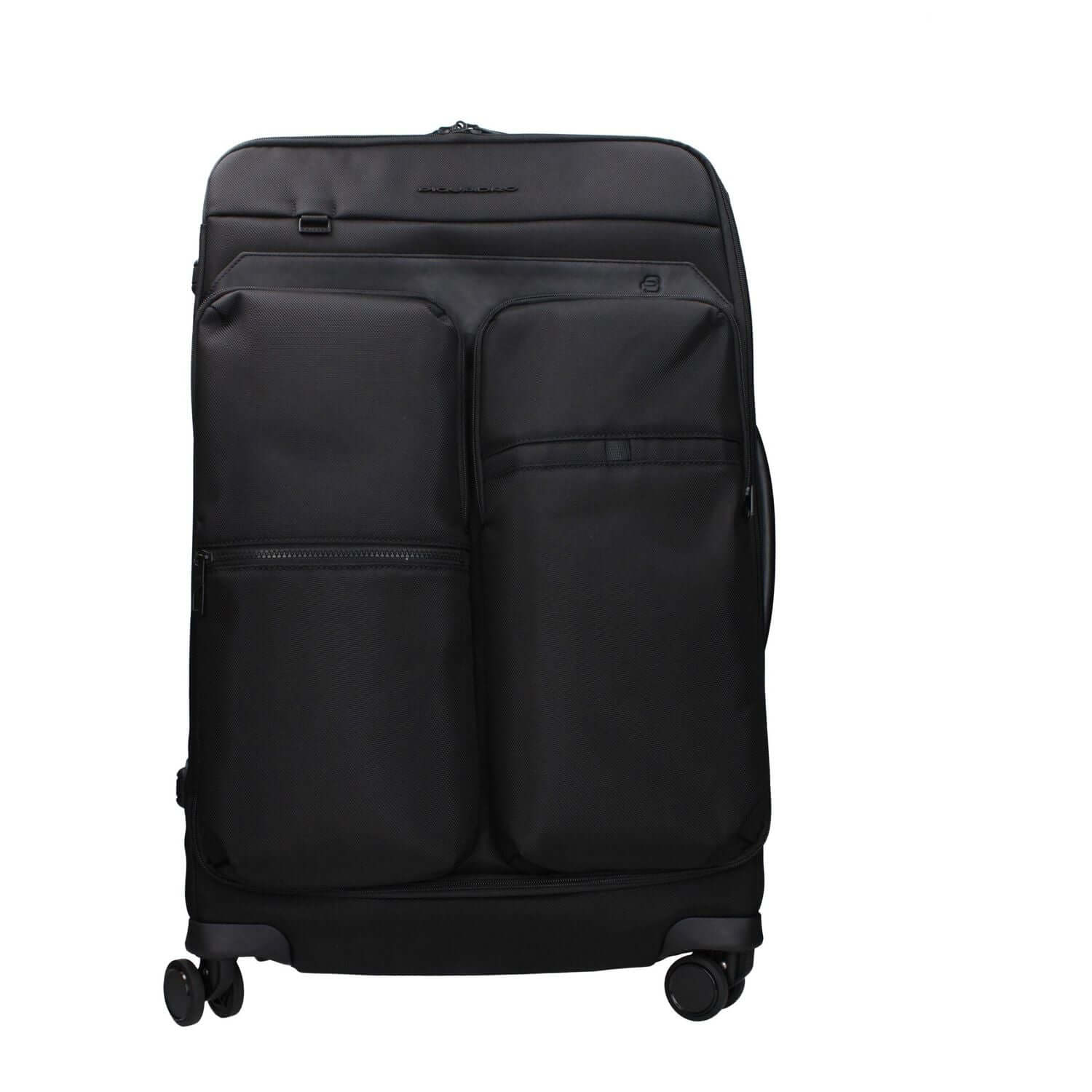Piquadro Black Fabric Luggage And Travel