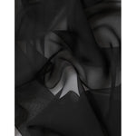 Dolce & Gabbana Black See Through Silk Chiffon Lace Blouse Top TSH90638-40