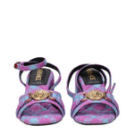 Versace Pink Fabric Platforms VE-15222421782793-EU36/US6