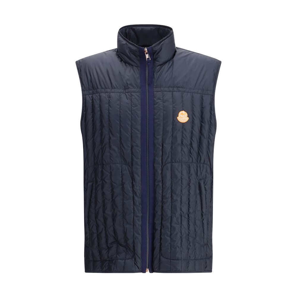 Moncler x Donald Glover Blue Polyamide Sleveless Jacket