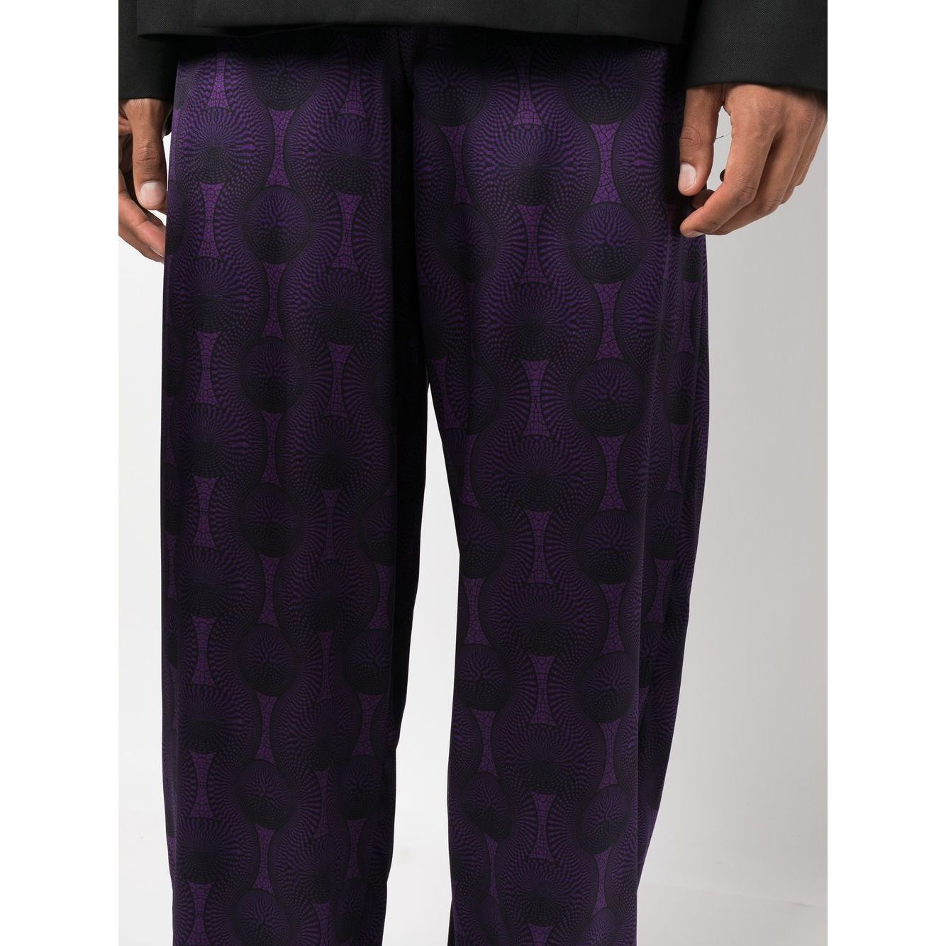 OZWALD BOATENG Trousers Purple Trousers
