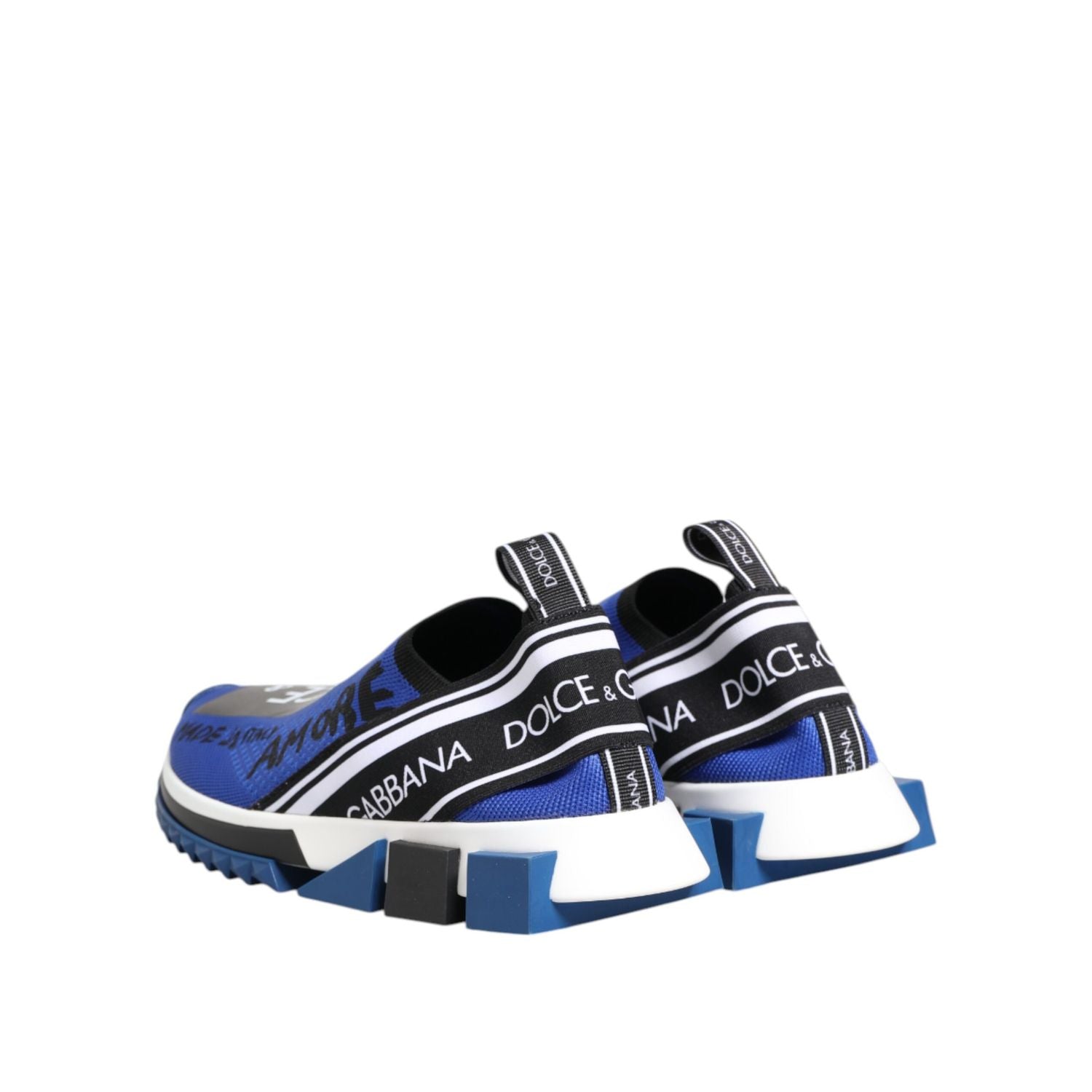 Dolce & Gabbana Blue Logo Low Top Sorrento Sneakers Shoes