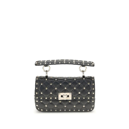 Valentino Garavani Small Leather Rockstud Spike Handbag VA7W2B0123NAP0NOBB