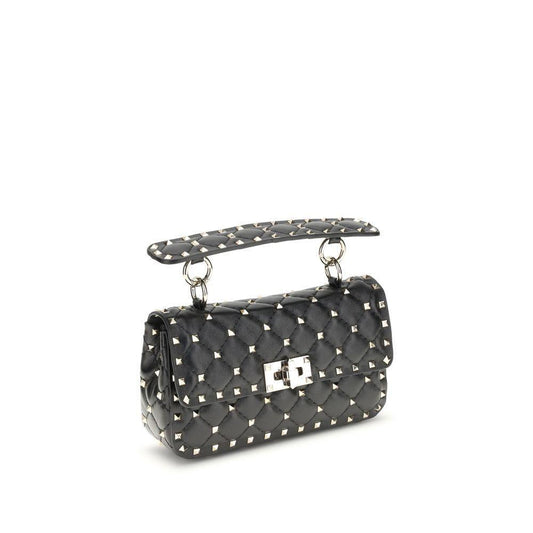 Valentino Garavani Small Leather Rockstud Spike Handbag VA7W2B0123NAP0NOBB