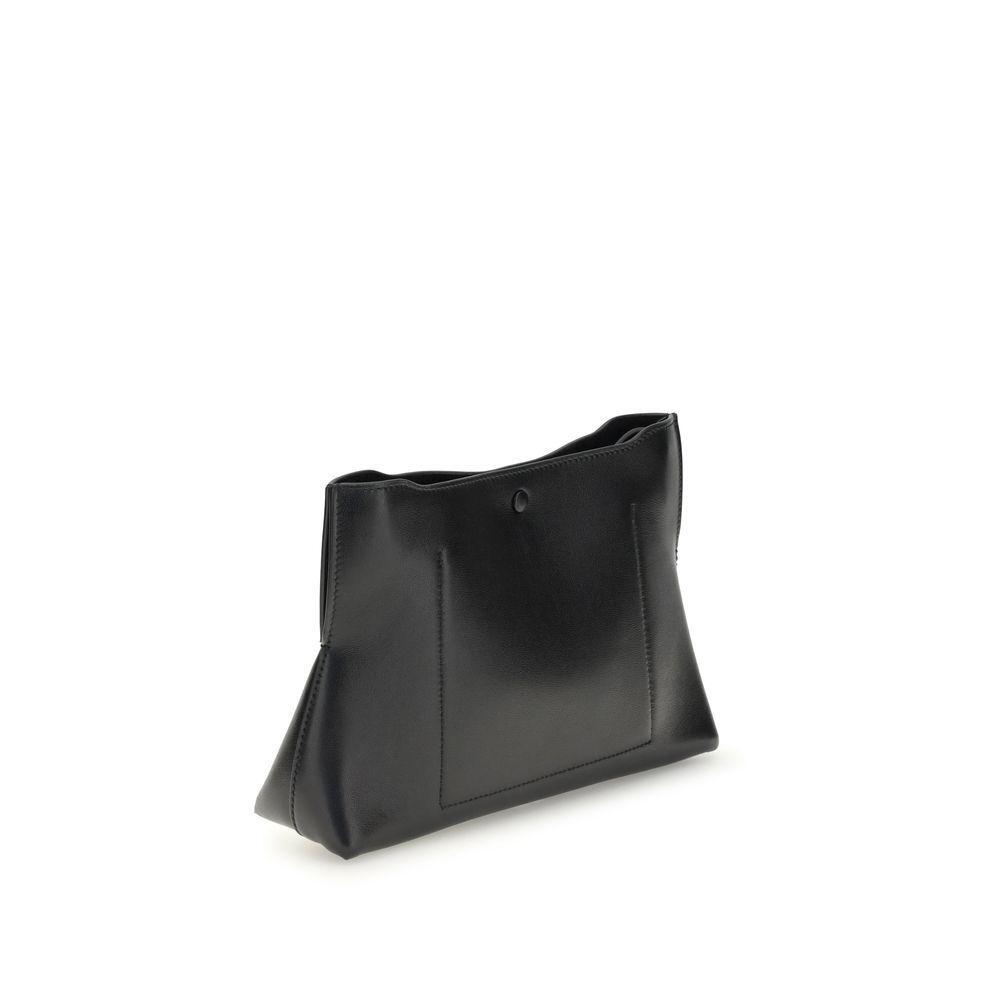 Front view with bag zipped and handles upright.