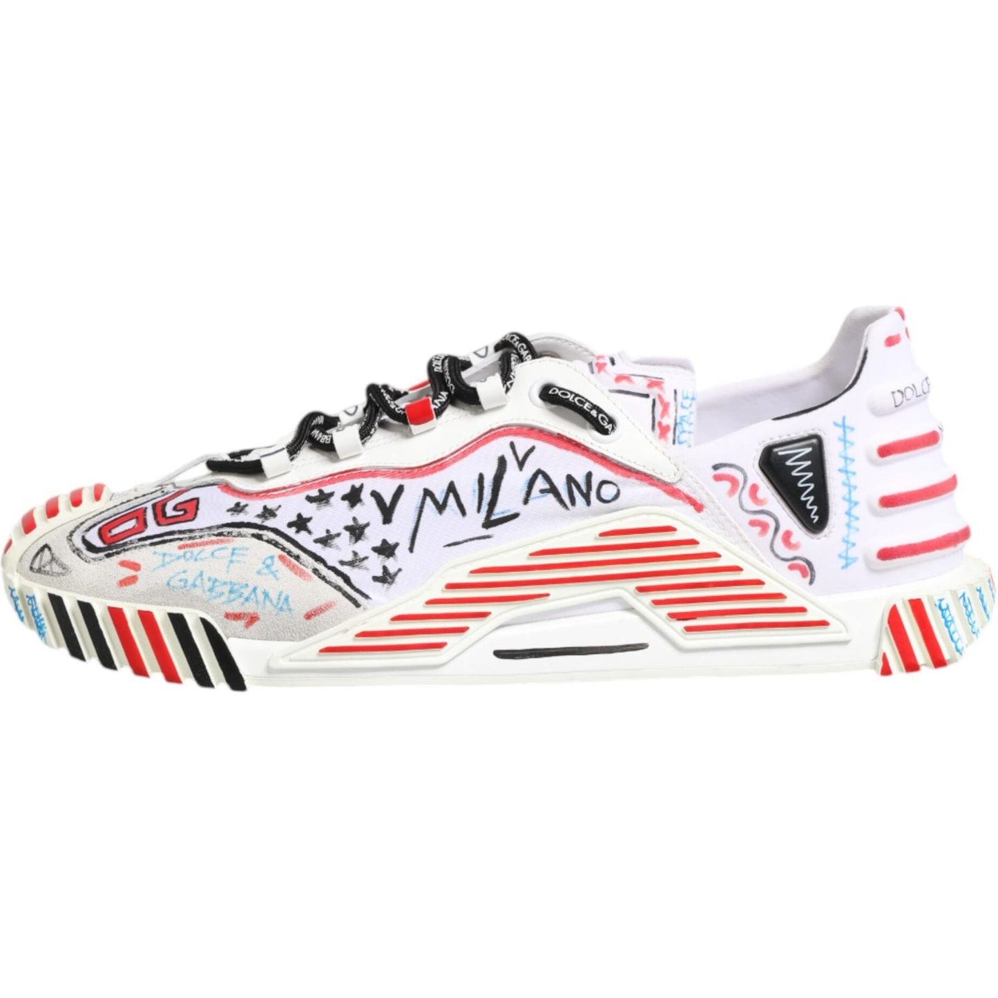 Dolce & Gabbana Multicolor Low Top NS1 Men Sneakers Shoes MV7802-45