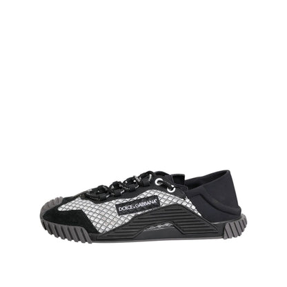 Dolce & Gabbana Multicolor Lace Up Low Top NS1 Sneakers Shoes