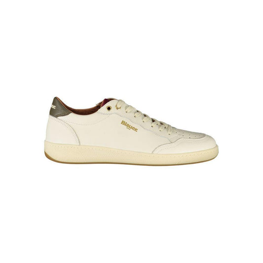 Blauer White Leather Men Sneaker BL-39227-EU42/US9