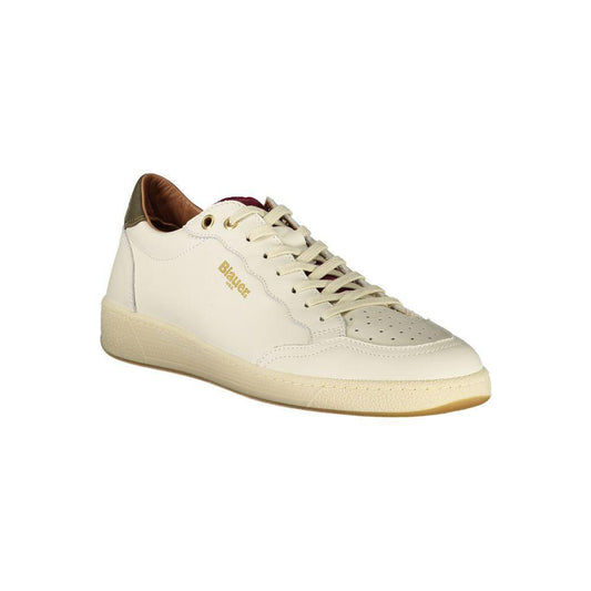 Blauer White Leather Men Sneaker BL-39227-EU42/US9
