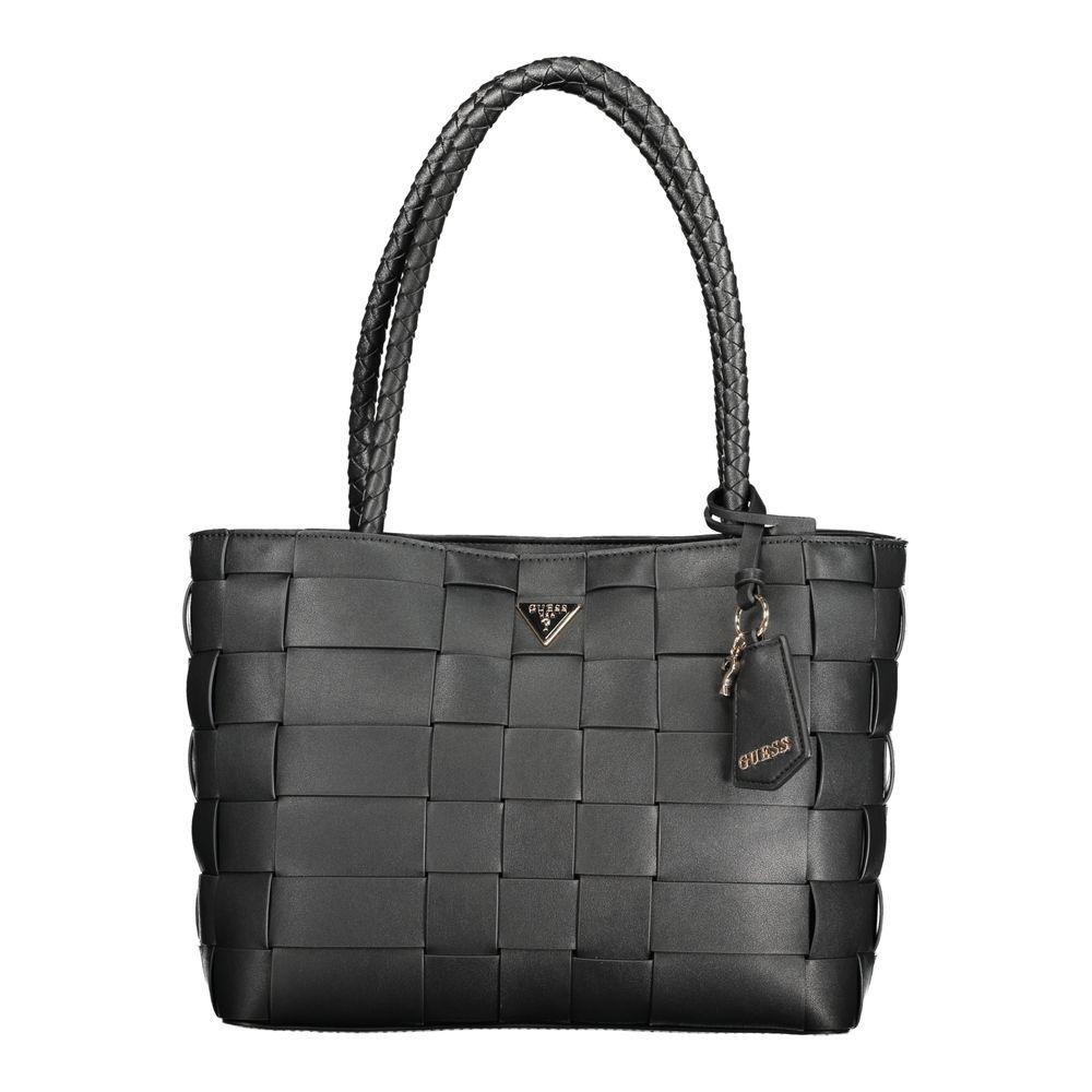 Front view with bag zipped and handles upright.