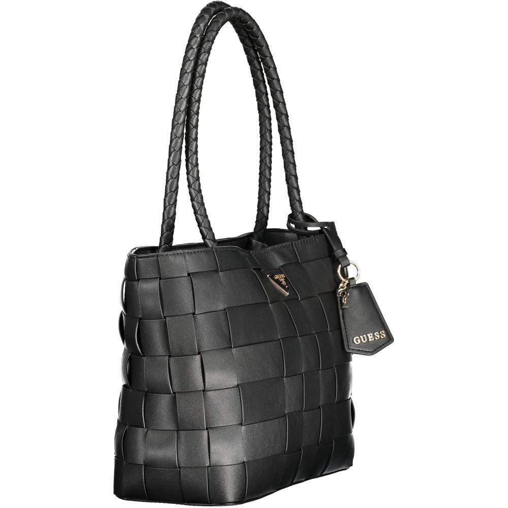 Front view with bag zipped and handles upright.