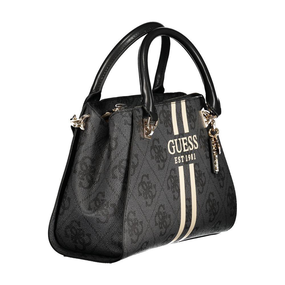 Front view with bag zipped and handles upright.