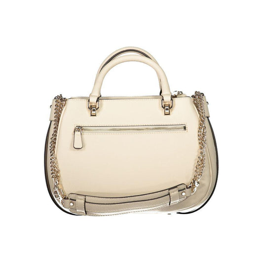 Guess Jeans Beige Polyethylene Handbag GU-33948