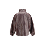 Magda Butrym Oversized leather Jacket MA-133725BURGUNDY-IT36 | XS