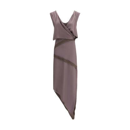 The Attico Asymmetrical midi Dress