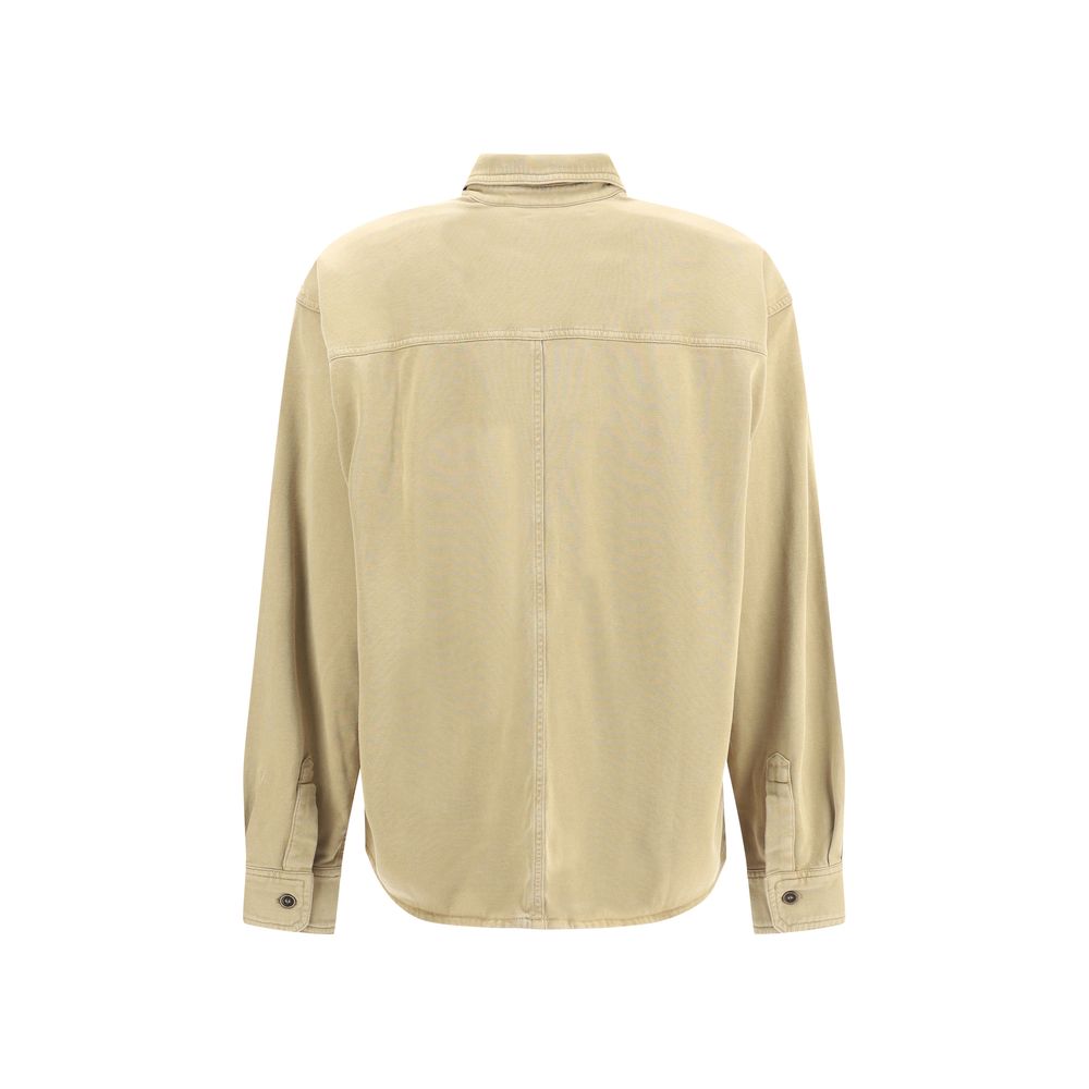Marant Etoile Beige Cotton Dress Shirt