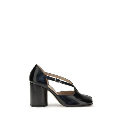 Margiela Black Calf Leather Bos Taurus Pumps