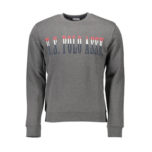 U.S. POLO ASSN. Gray Cotton Sweater US-9222-L