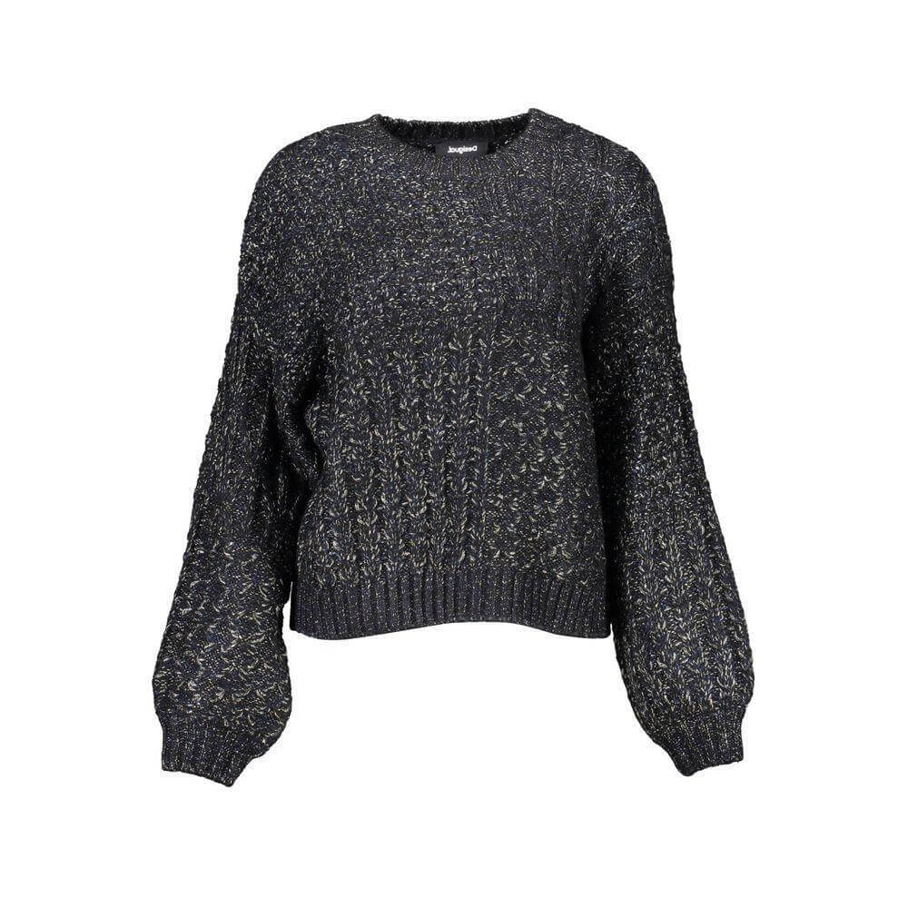 Desigual Black Polyester Sweater DE-9498-S