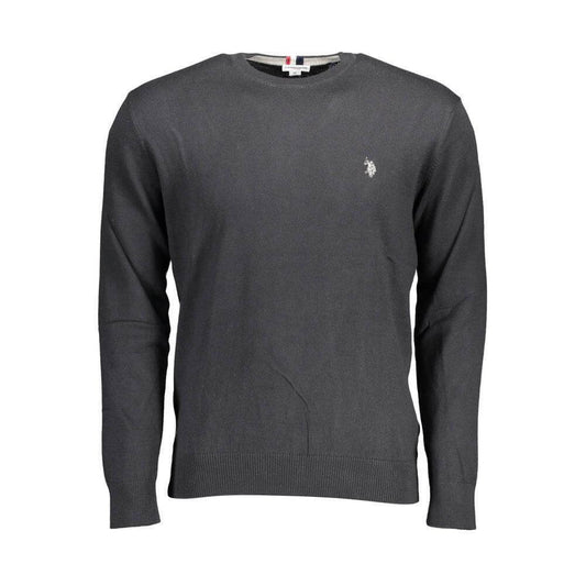U.S. POLO ASSN. Black Cotton Sweater US-16899-XXL