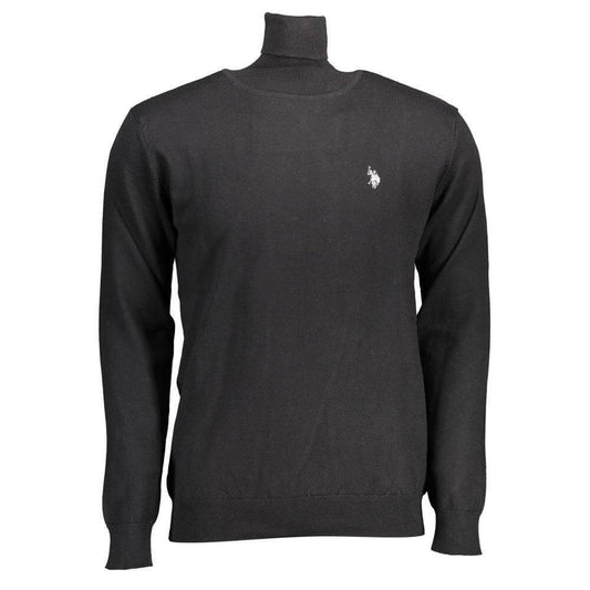 U.S. POLO ASSN. Black Cotton Sweater US-16901-L
