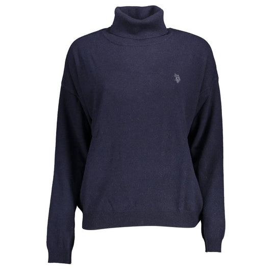 U.S. POLO ASSN. Blue Fabric Women's Sweater