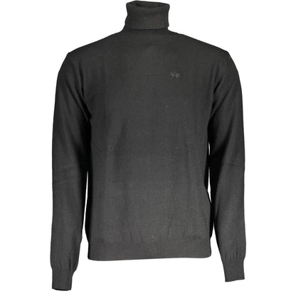 La Martina Black Wool Sweater
